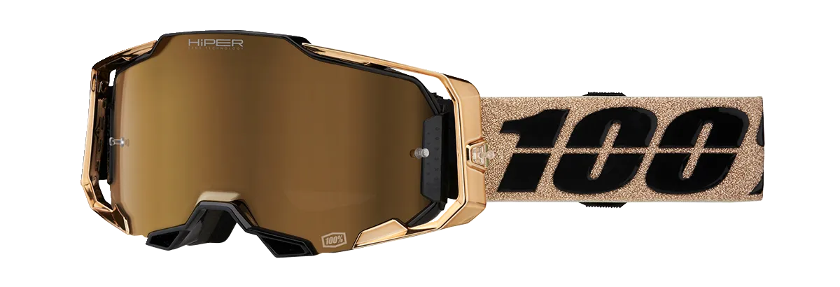100% Armega Goggles - Bronze - HiPER Bronze Mirror 50003-00005