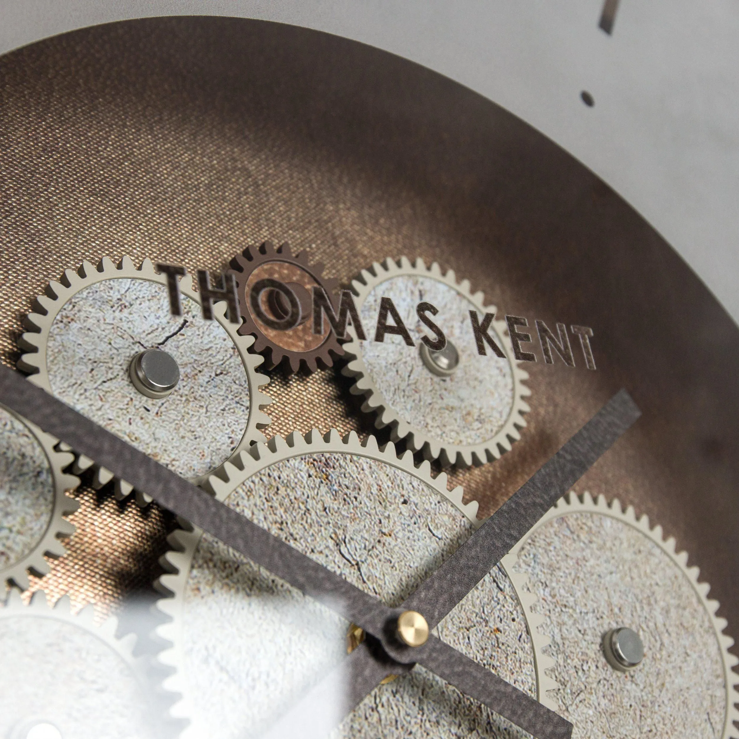 21" Clocksmith Wall Clock  Cog Bronze