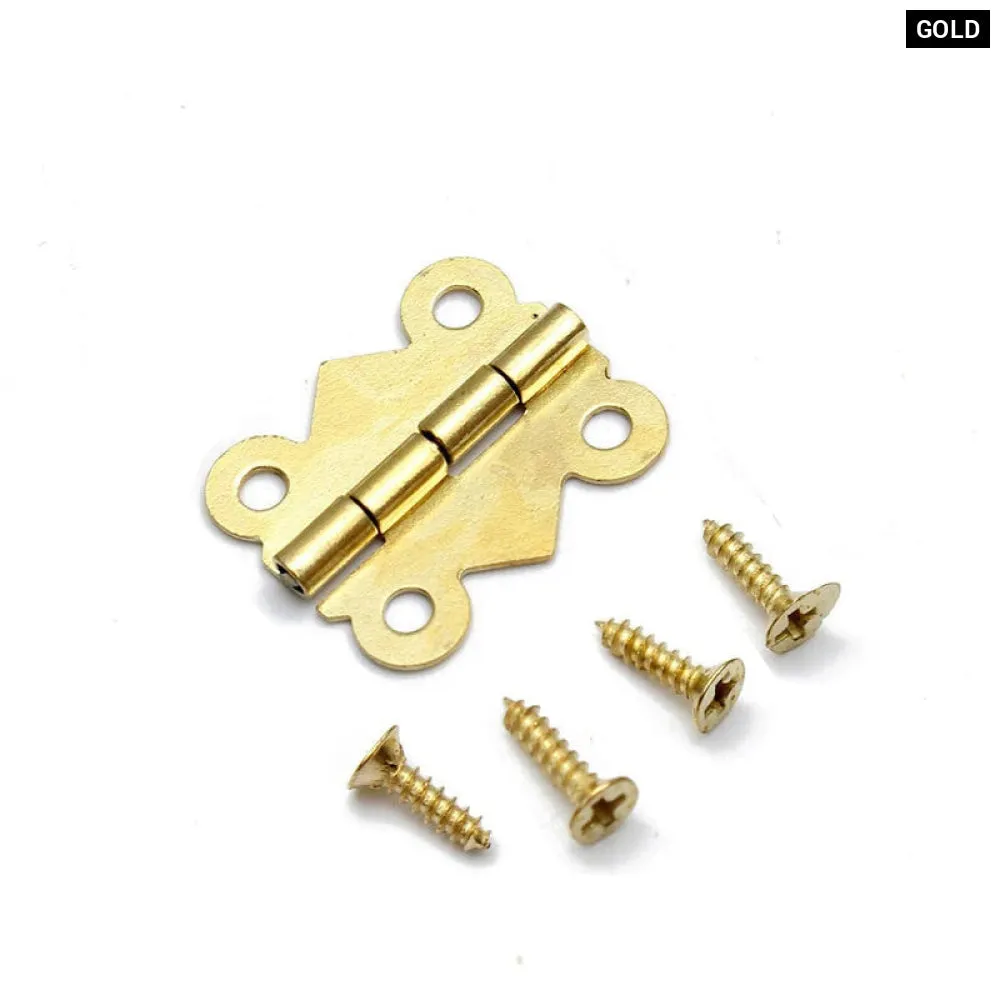 30 Piece 20mm X17mm Mini Butterfly Hinges for Furniture Hardware