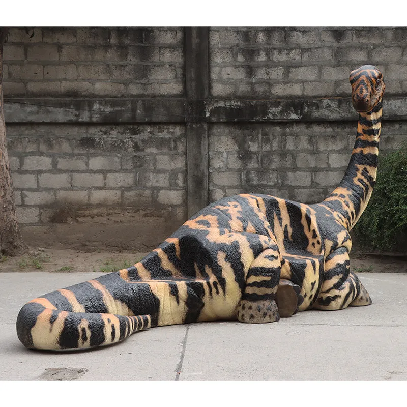 Adolescent Rhoetosaurus Dinosaur Bench Life Size Statue