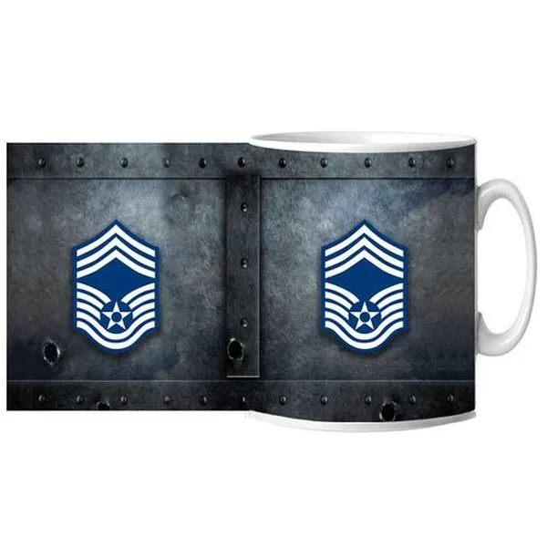 Air Force USAF Chief Master Sergeant Ceramic Mug 15 oz
