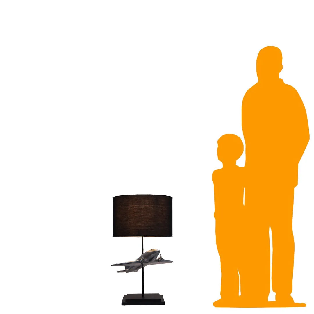 Airplane Lamp Statue