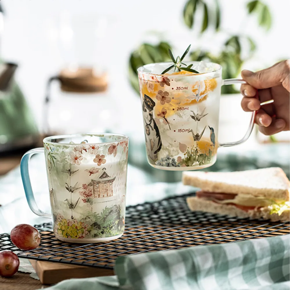 Artistic Glass Mugs