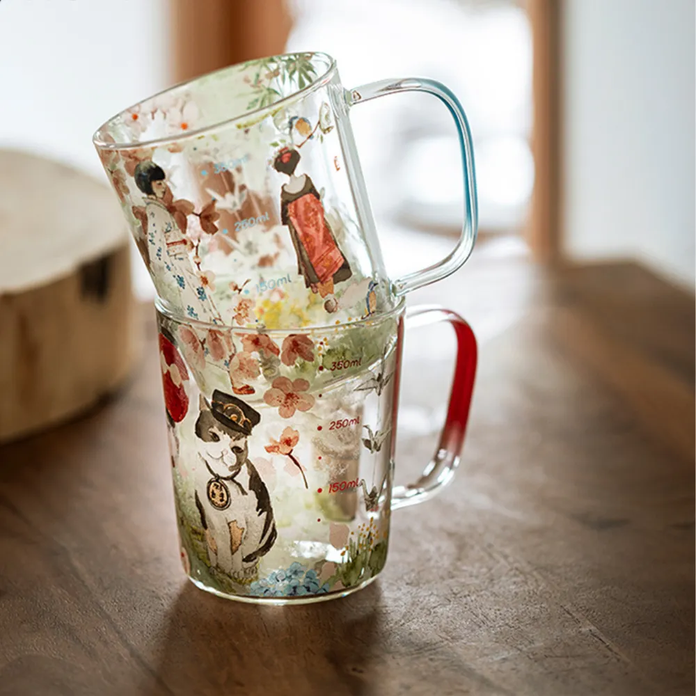 Artistic Glass Mugs
