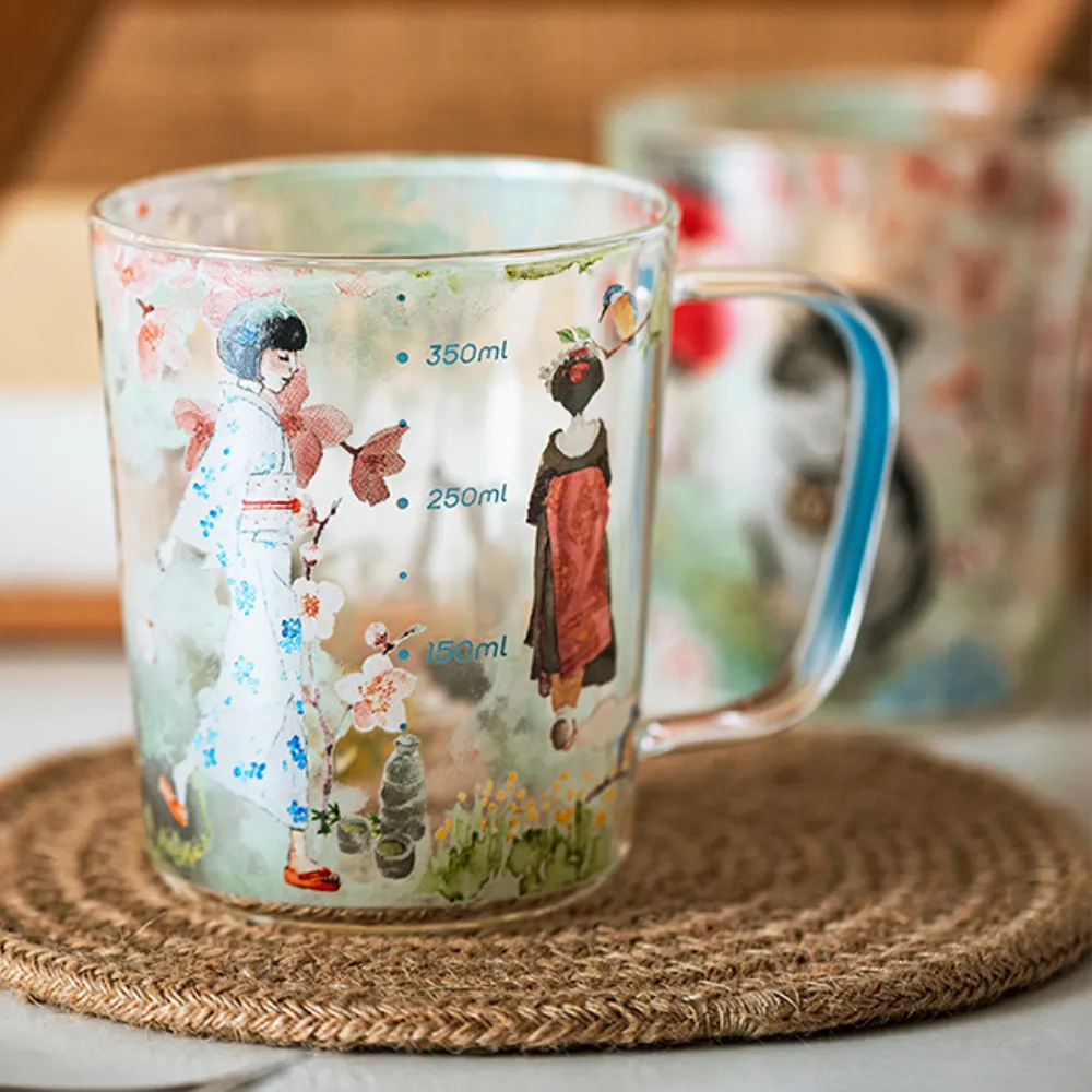Artistic Glass Mugs