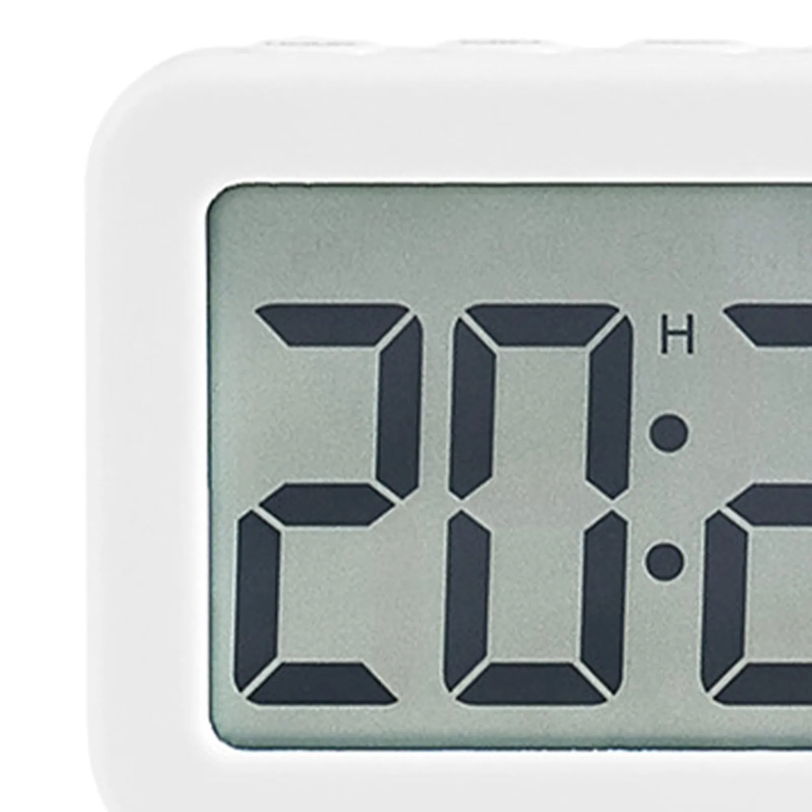 ATORSE® Digital Clock Snooze Easy Operation Desk Clocks for Beside Office Home Dacor White