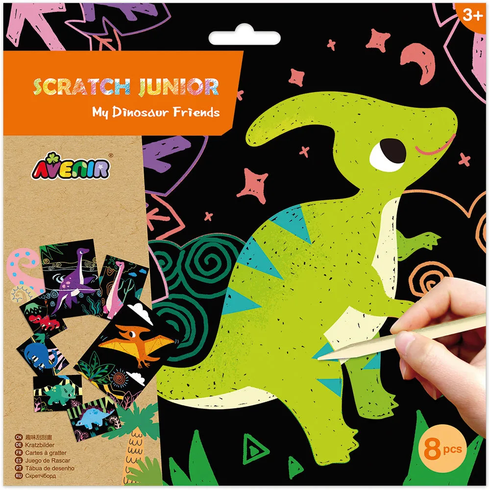 Avenir - Scratch Art - Dinosaur Friends
