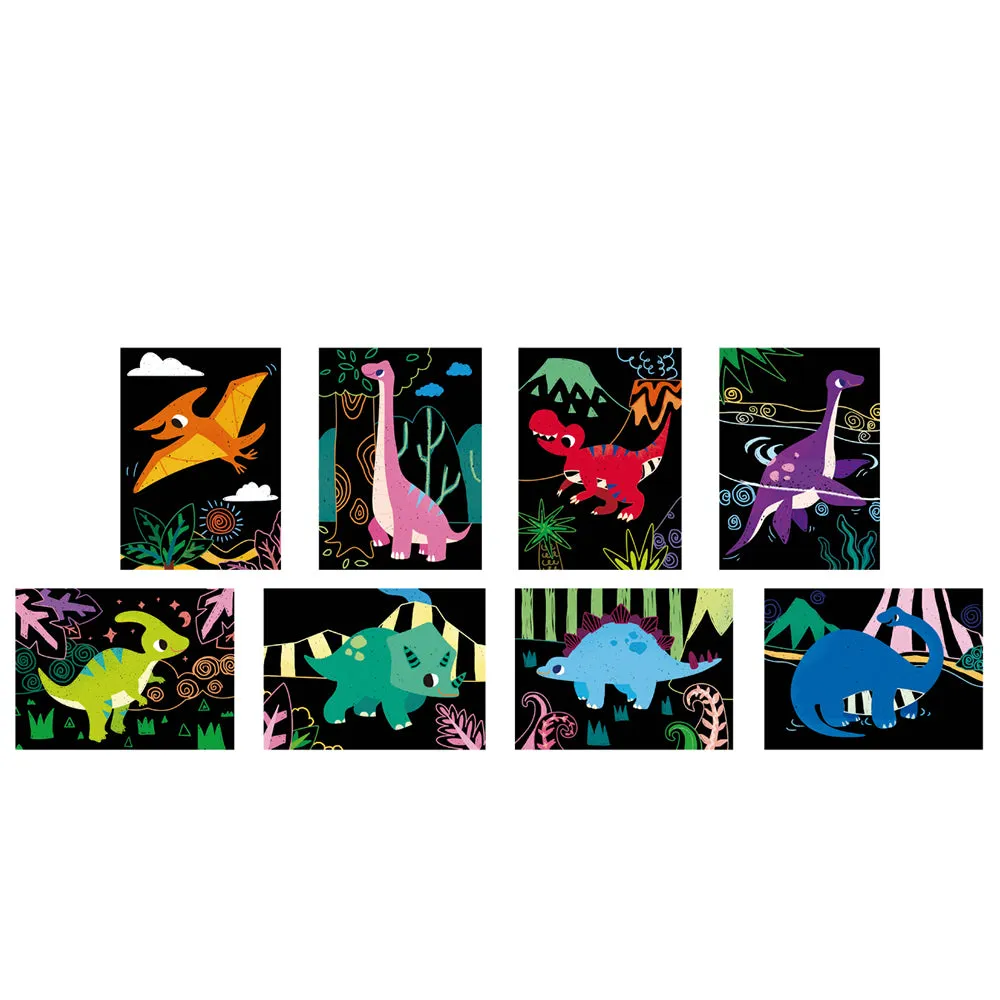 Avenir - Scratch Art - Dinosaur Friends