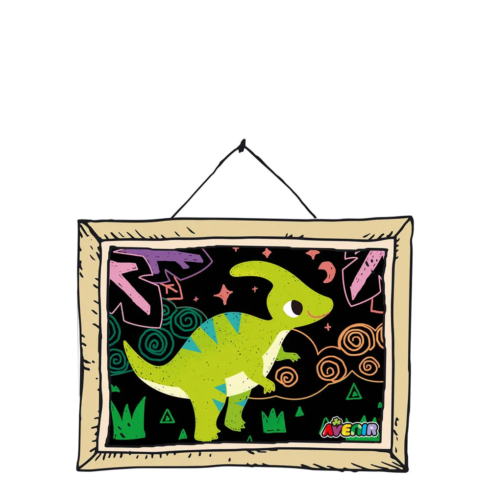 Avenir - Scratch Art - Dinosaur Friends