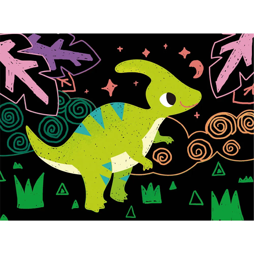 Avenir - Scratch Art - Dinosaur Friends