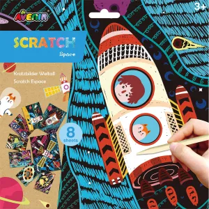 Avenir - Scratch Art - Space
