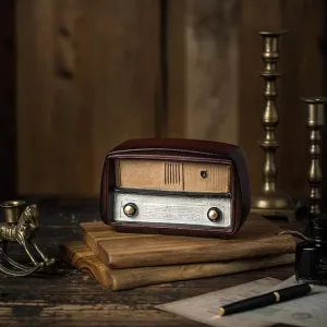 Babymoon Resin Retro Miniature Radio | Decorative Add-ons | Baby Photography Props
