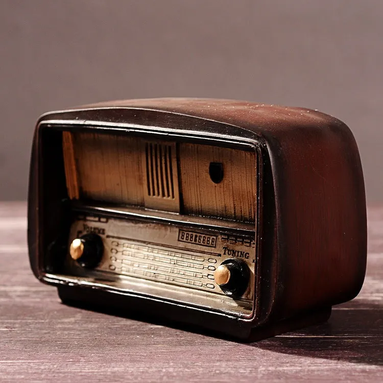 Babymoon Resin Retro Miniature Radio | Decorative Add-ons | Baby Photography Props