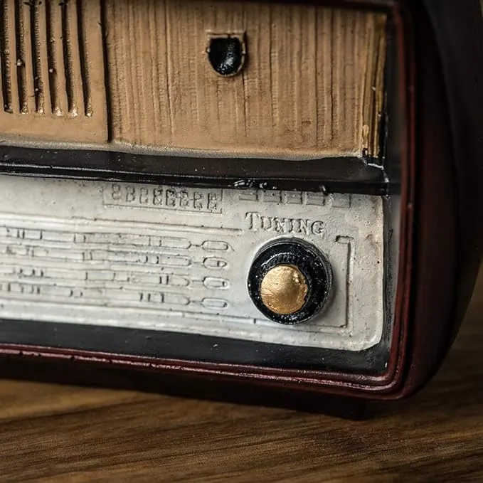 Babymoon Resin Retro Miniature Radio | Decorative Add-ons | Baby Photography Props