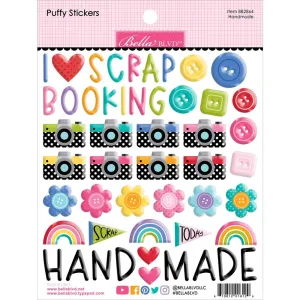 Bella Blvd - Let's Scrapbook! Collection - Puffy Stickers