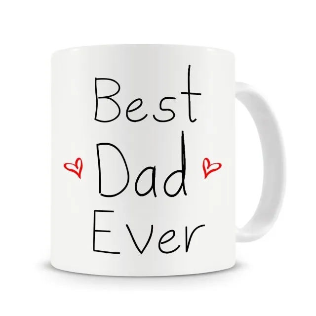Best Dad Ever Mug Ceramic 11oz Coffee Mug Fathers Day Mug Best Daddy Mug Cup Gift for Dad