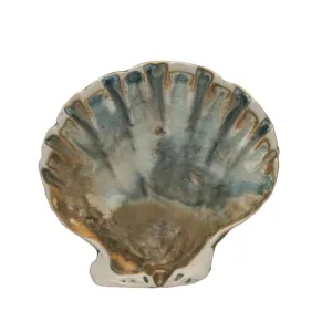 Blue Glaze Shell Dish