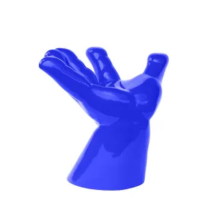 Blue Hand Chair Life Size Statue