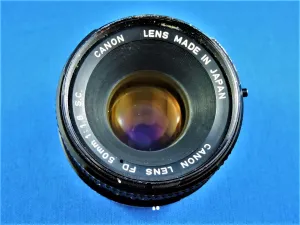Cameras - Canon Lens FD 50mm 1:1.8 S.C.