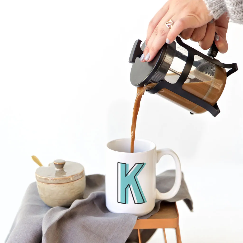 Candy Pop Personalized Monogram Coffee Mug by The Cotton & Canvas Co.