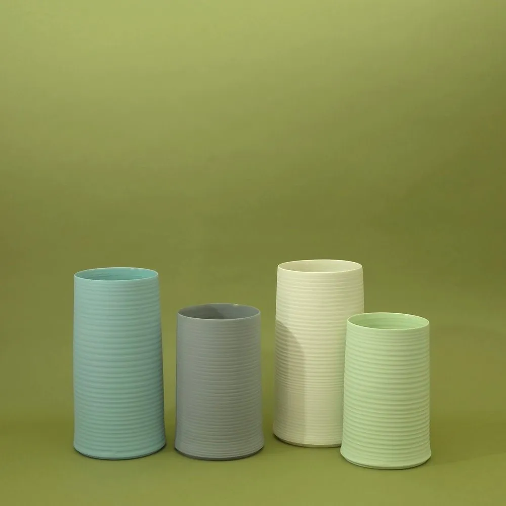 COLD MOUNTAIN VASE STEEL GREY