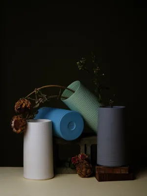 COLD MOUNTAIN VASE STEEL GREY
