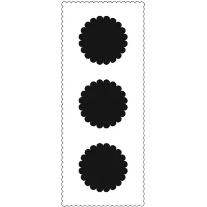 Crafter's Workshop Slimline Stencil 4"X9" - Scalloped Circles*