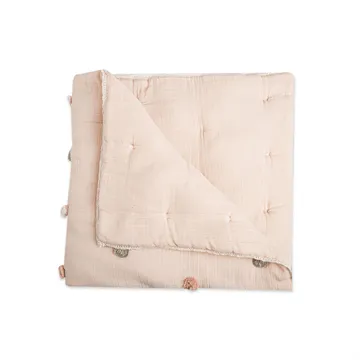 Crane Parker Pom Pom Quilted Baby Blanket