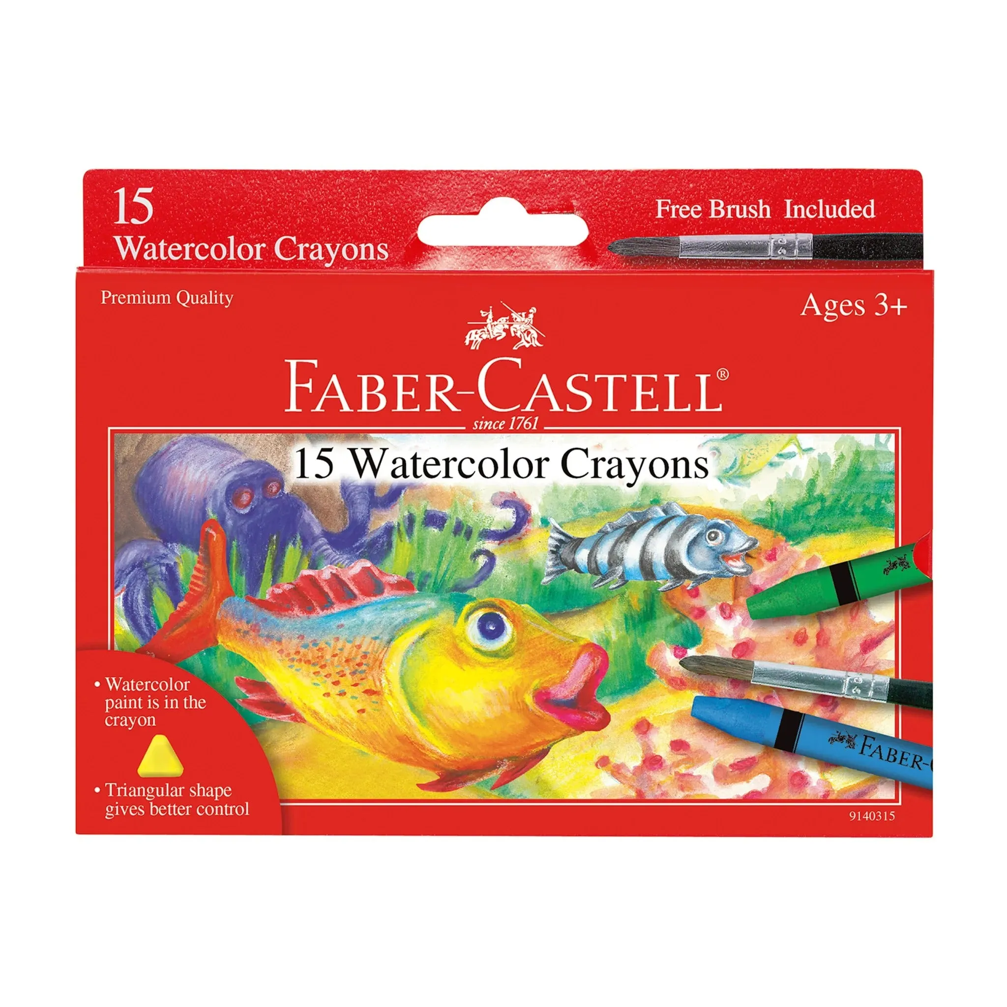 Creativity for Kids 9140315 - 15ct Watercolor Crayons
