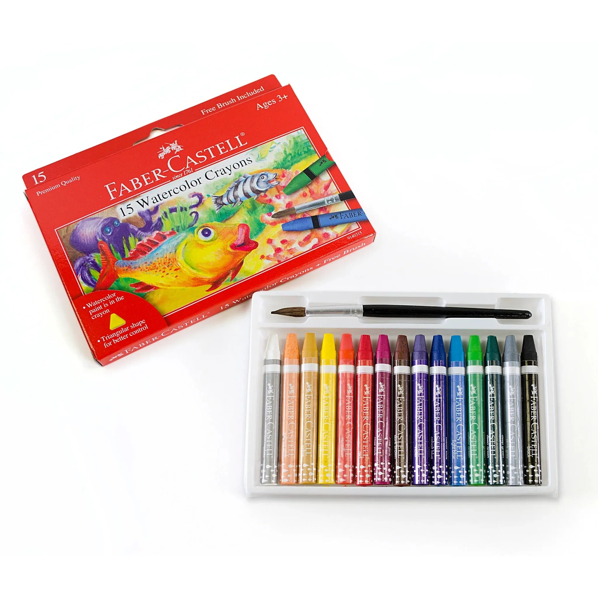 Creativity for Kids 9140315 - 15ct Watercolor Crayons