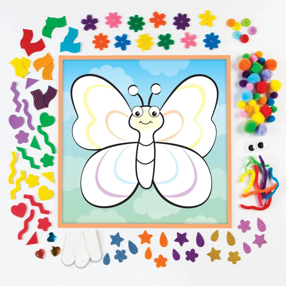 Creativity for Kids Sticky Wall Art - Butterfly