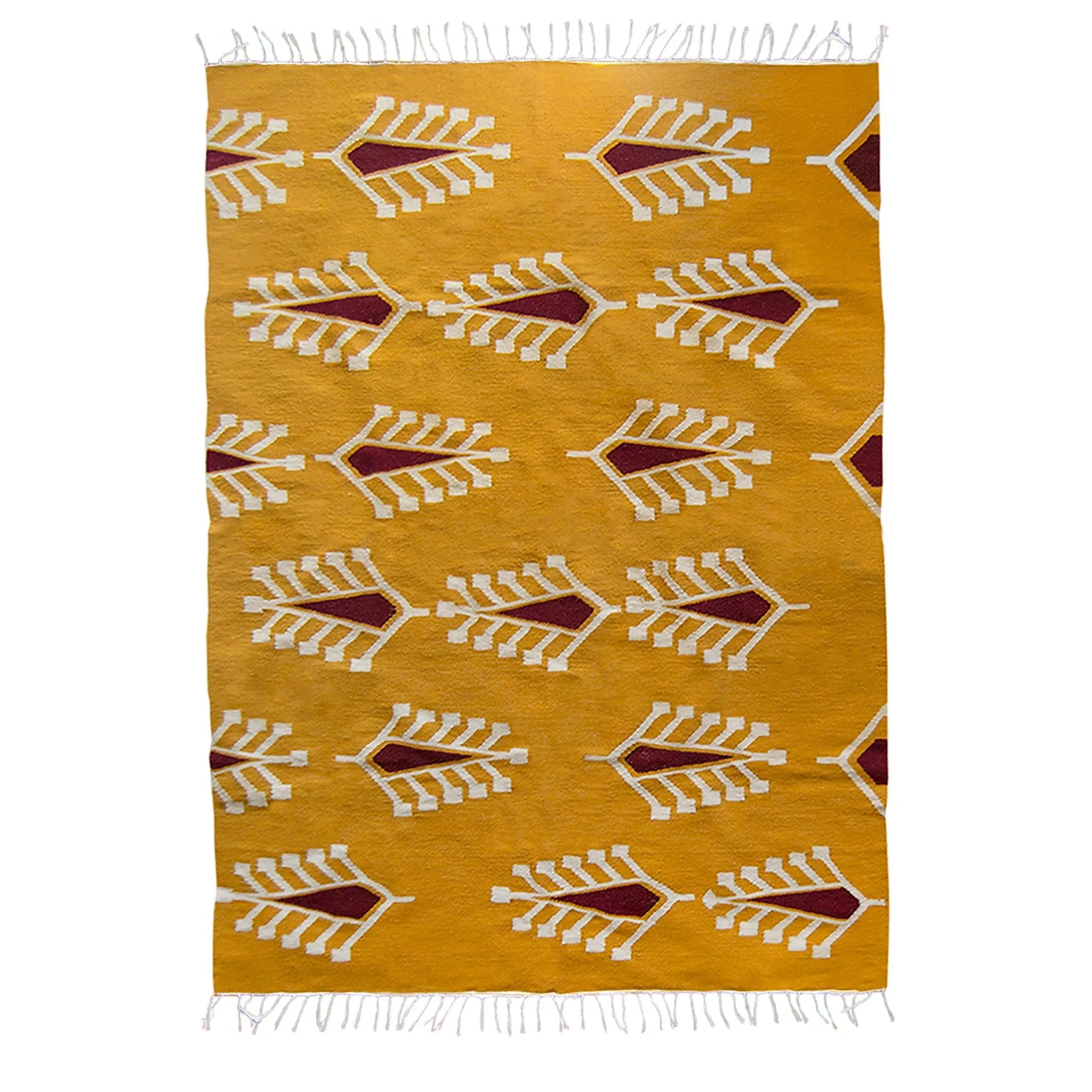 Cypress Mustard Floral Area Rug