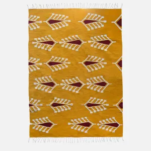 Cypress Mustard Floral Area Rug