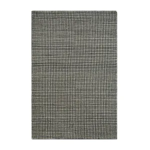 Damian Black Grid Rug