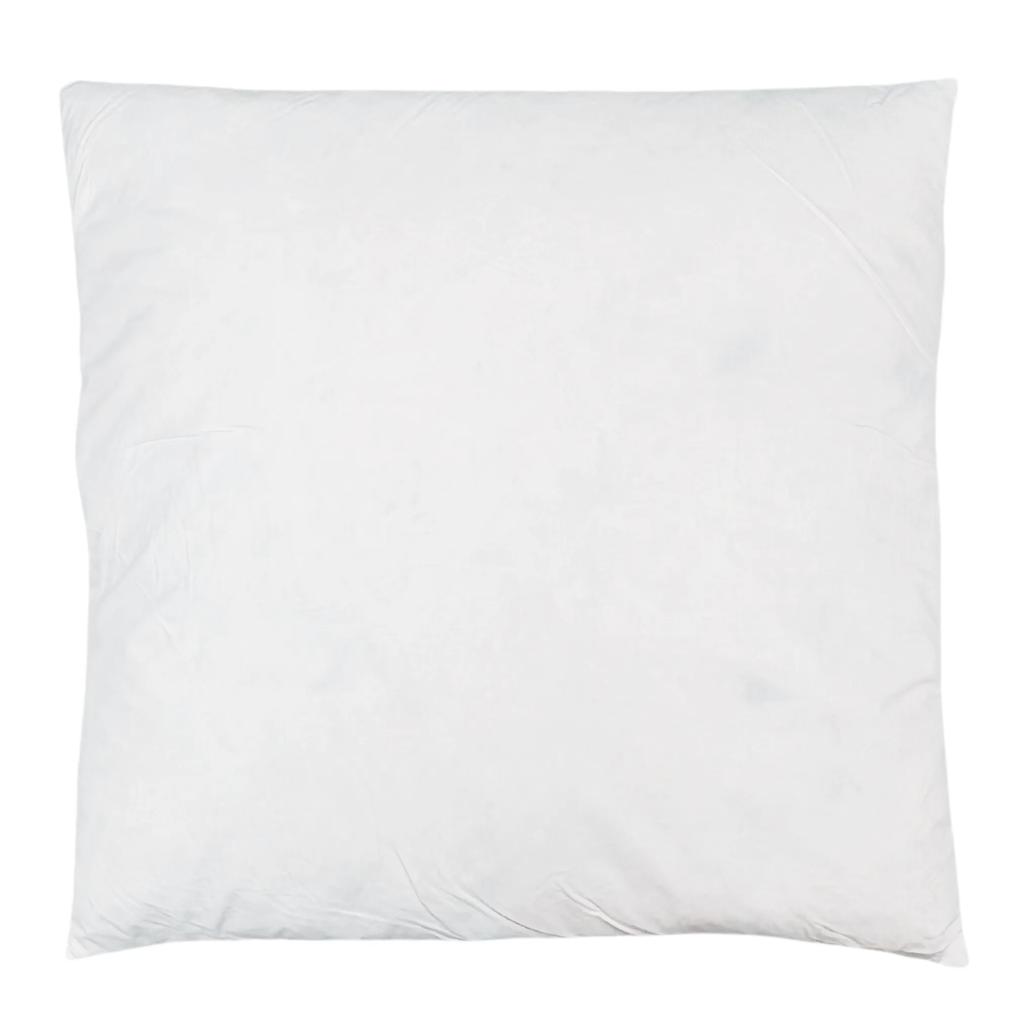 DECORATIVE DUCK FEATHER THROW/OBLONG PILLOWS, SET of 2, WHITE