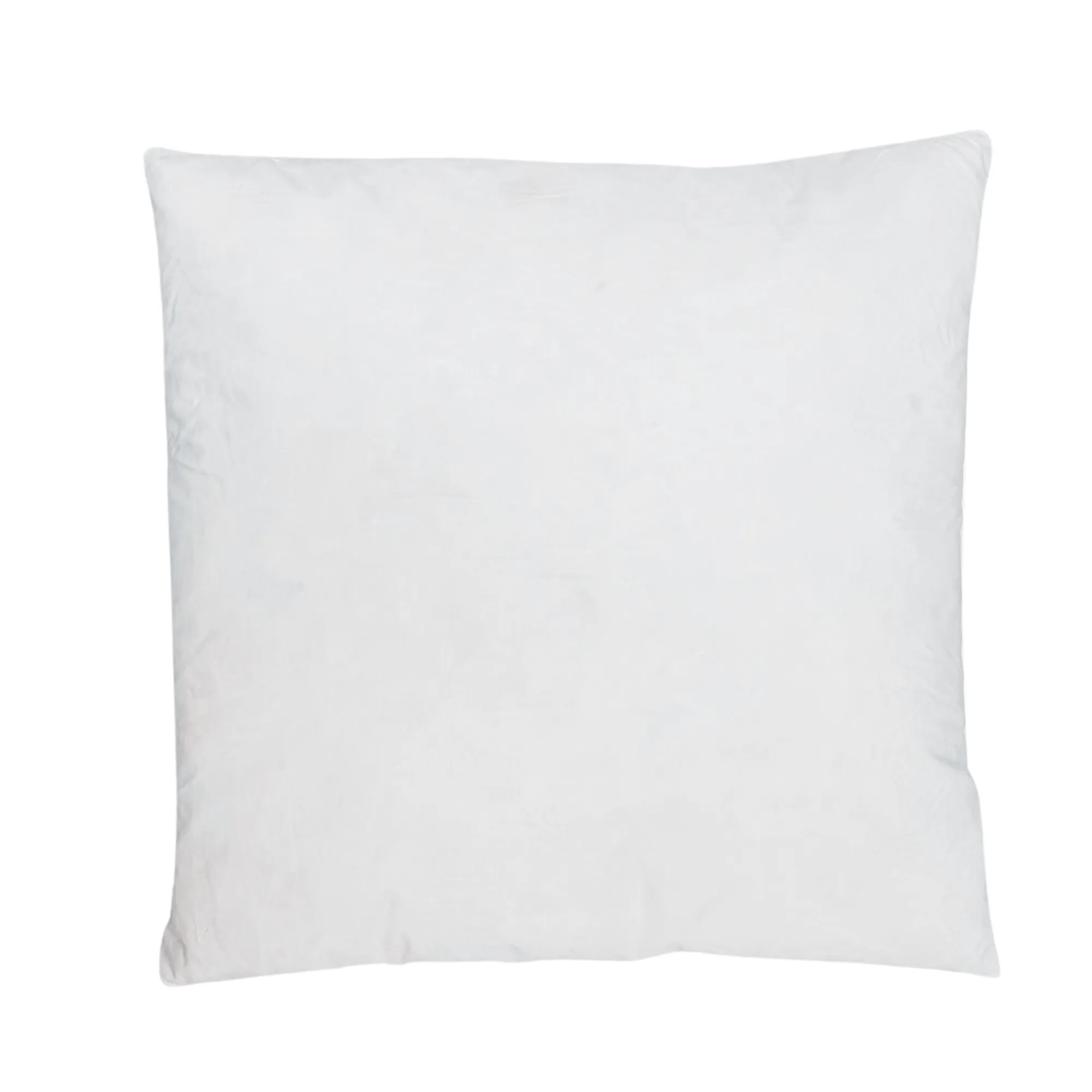 DECORATIVE DUCK FEATHER THROW/OBLONG PILLOWS, SET of 2, WHITE