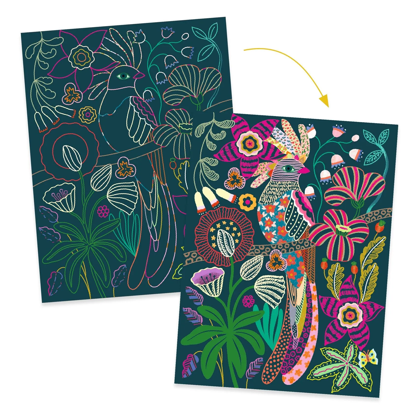 Djeco Scratch Cards – Rococo