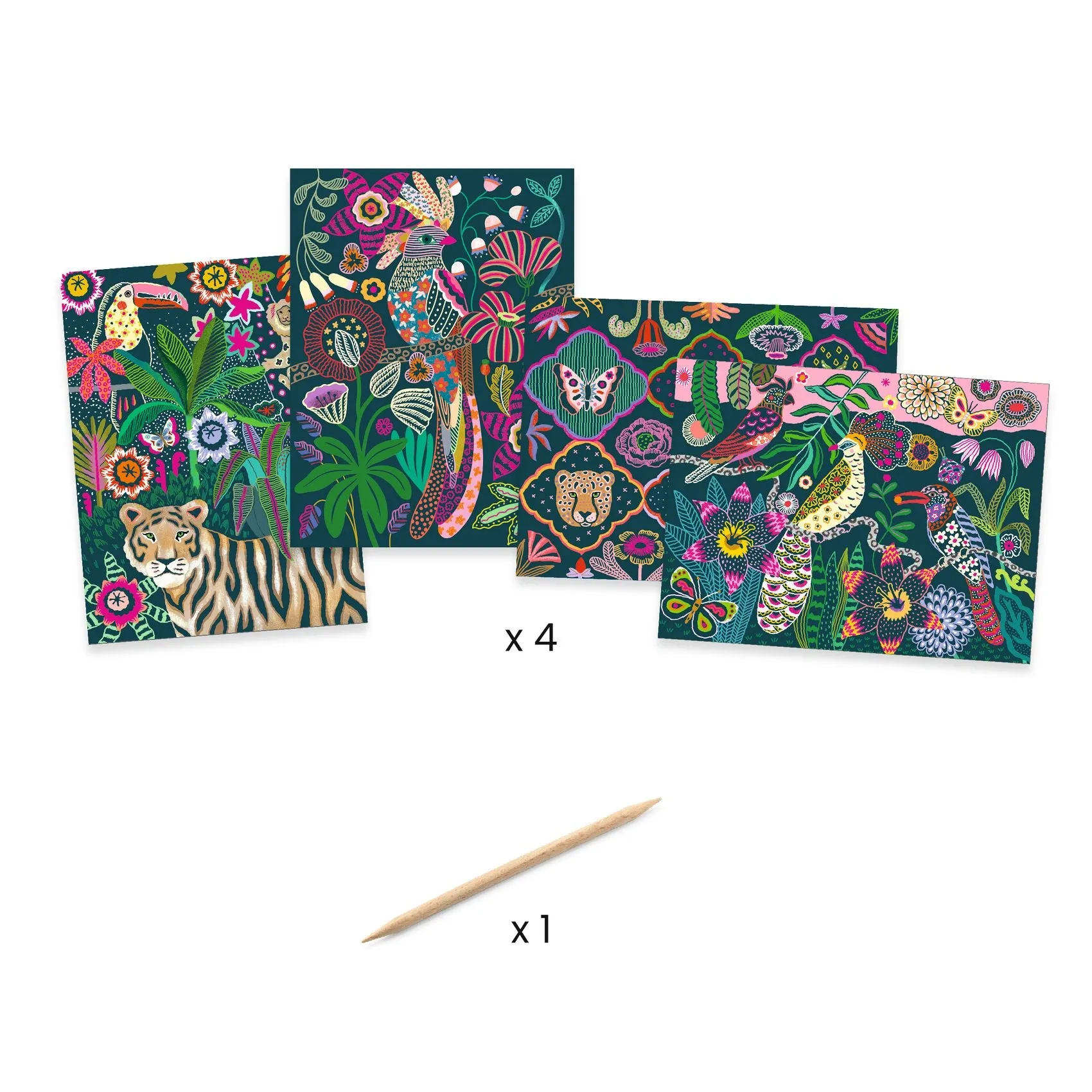 Djeco Scratch Cards – Rococo