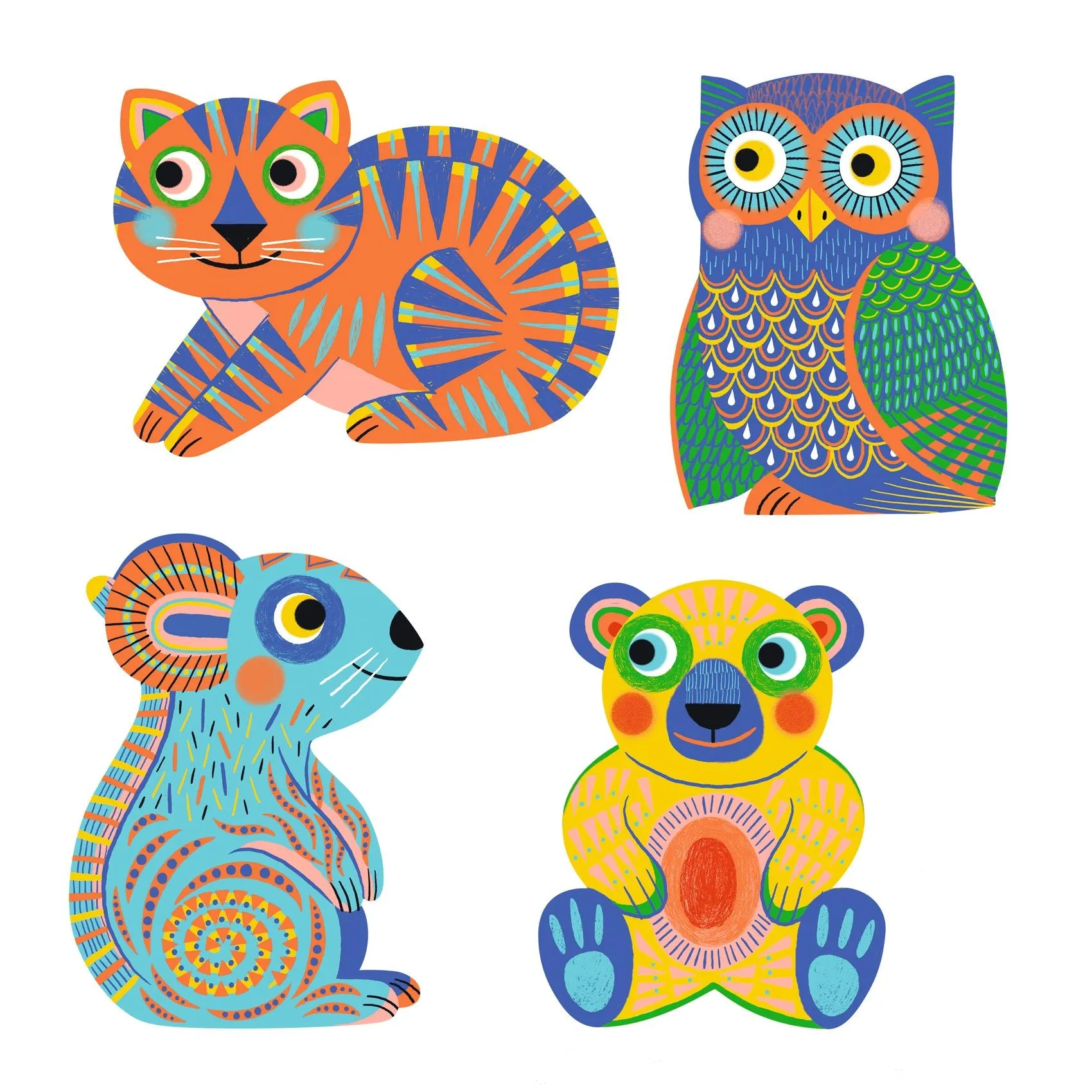 Djeco Water Magic Colouring Set – Animals