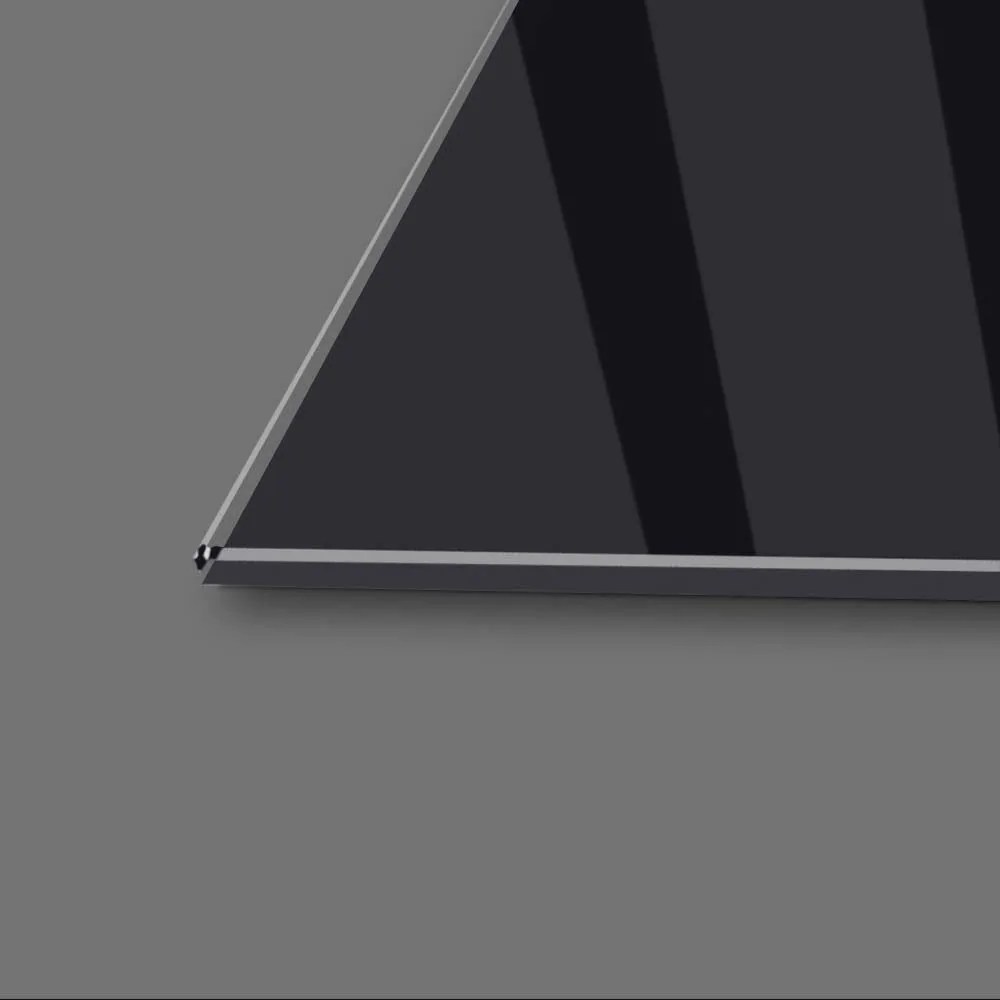 Dripping Neon Paint Glass Wall Art