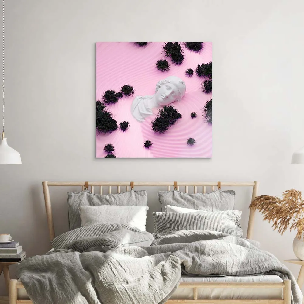 Drowning Aphrodite Glass Wall Art