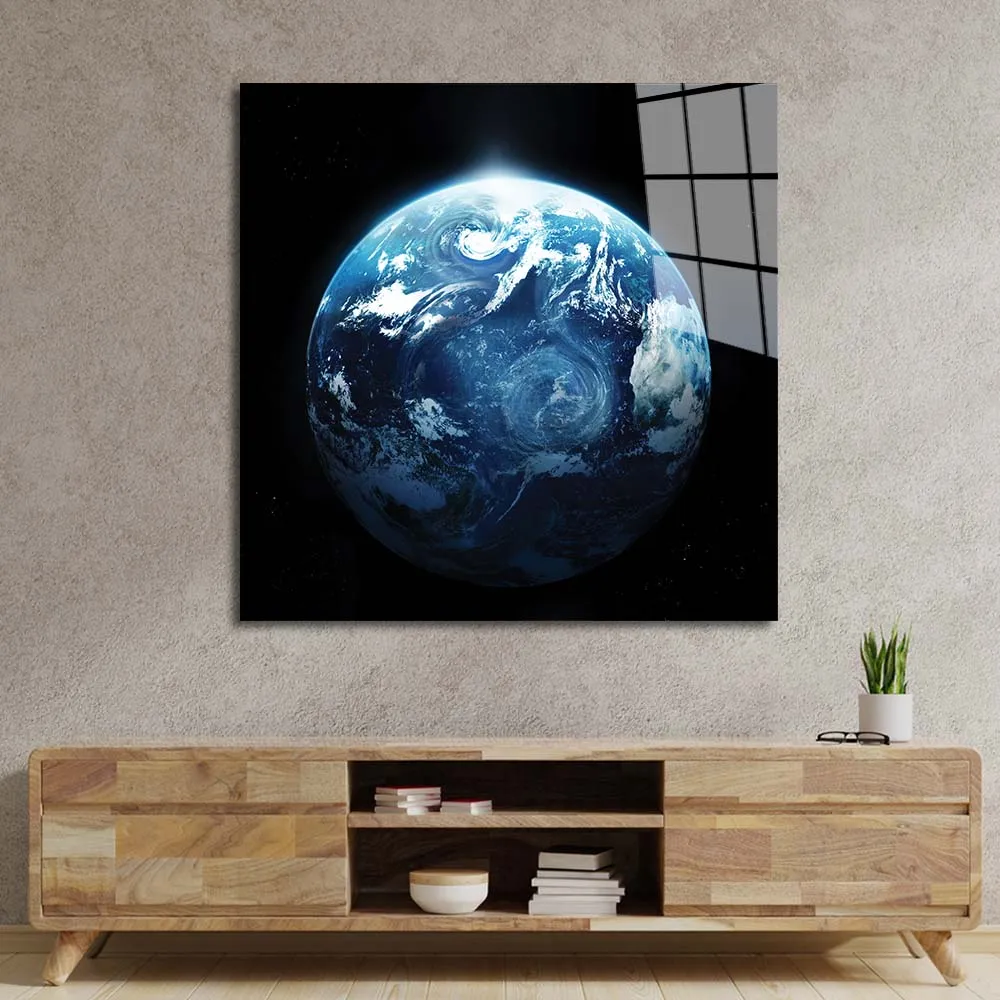 Earth Glass Wall Art