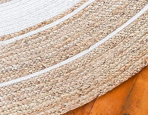 Earthy Elegance: Handwoven Round Jute Rug