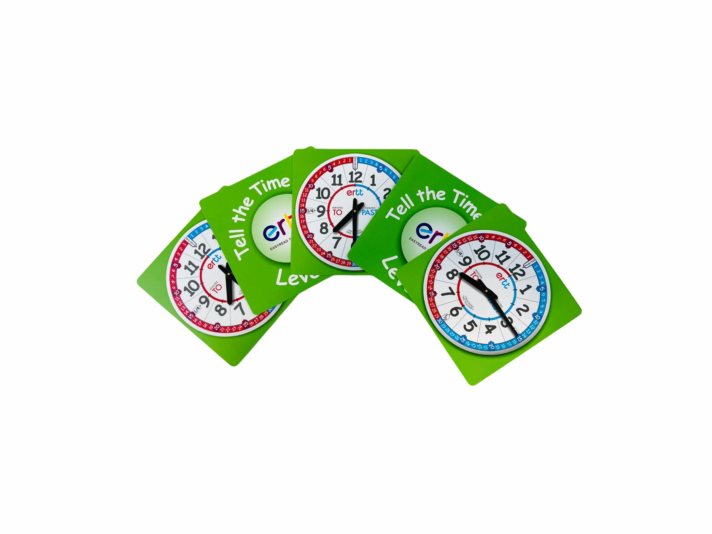EasyRead Tell The Time Cards - Level 1