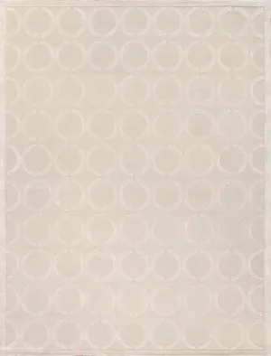Edgy Collection Hand-Tufted Silk & Wool Area Rug- 8' 6" X 11' 6"
