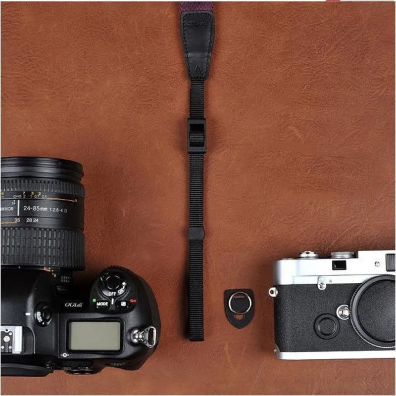 Embroidered Style Retro Strap  Handmade Leather Camera Strap 8417