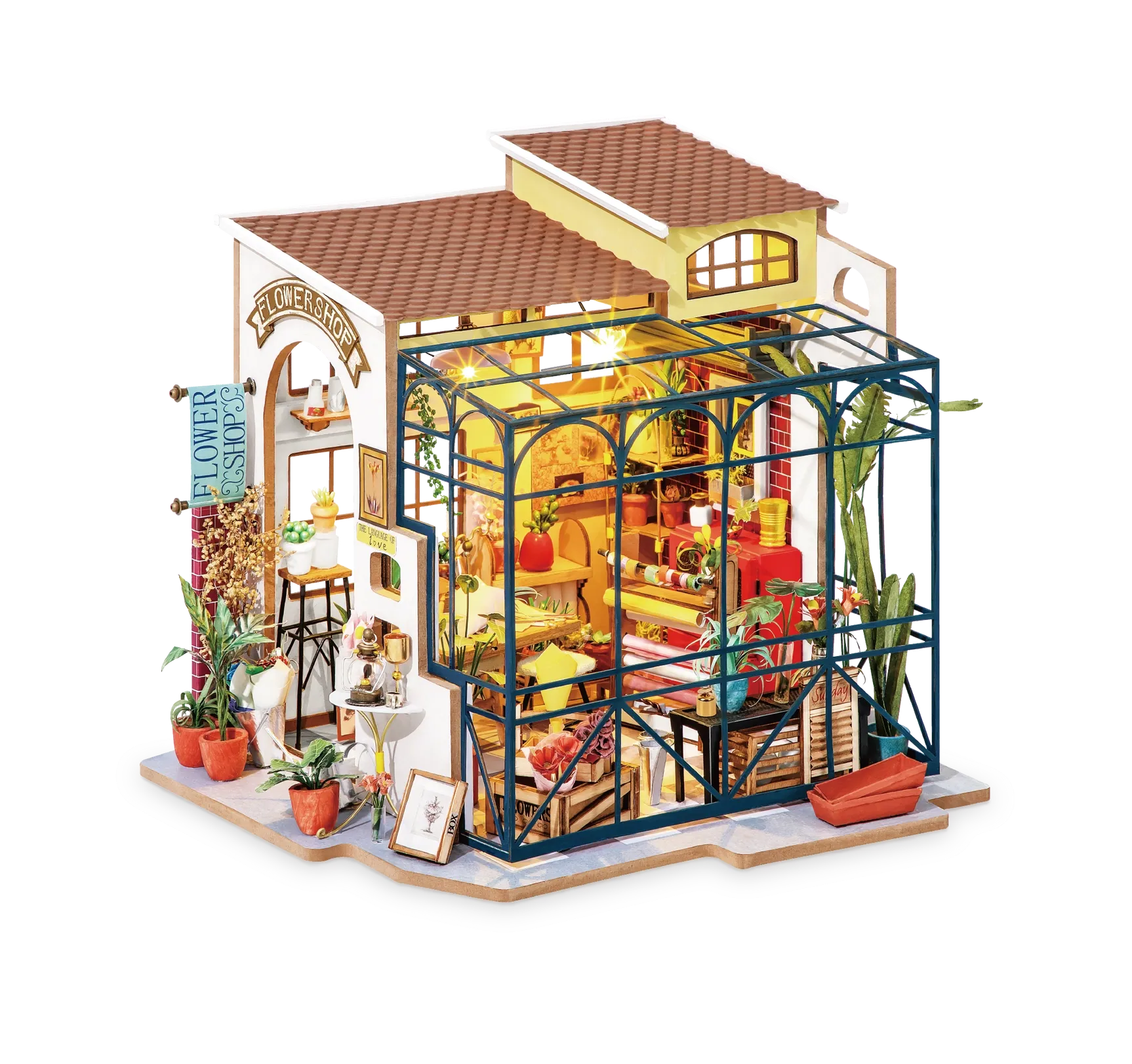 Emily’s Flower Shop DG145 Diy Flowerist House Puzzle
