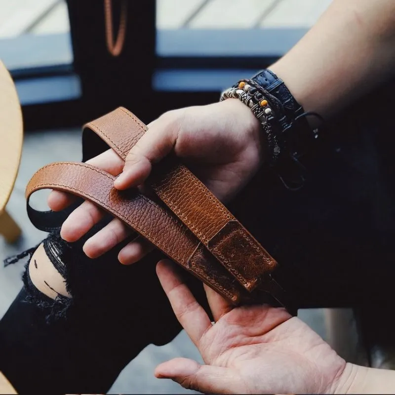Extra Thick Leather Strap For Camera KC Design
