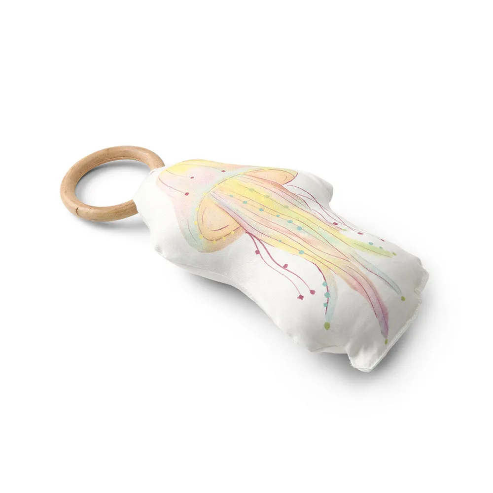 Fancy Fluff Organic Shape Cushion - Sea Fantasy