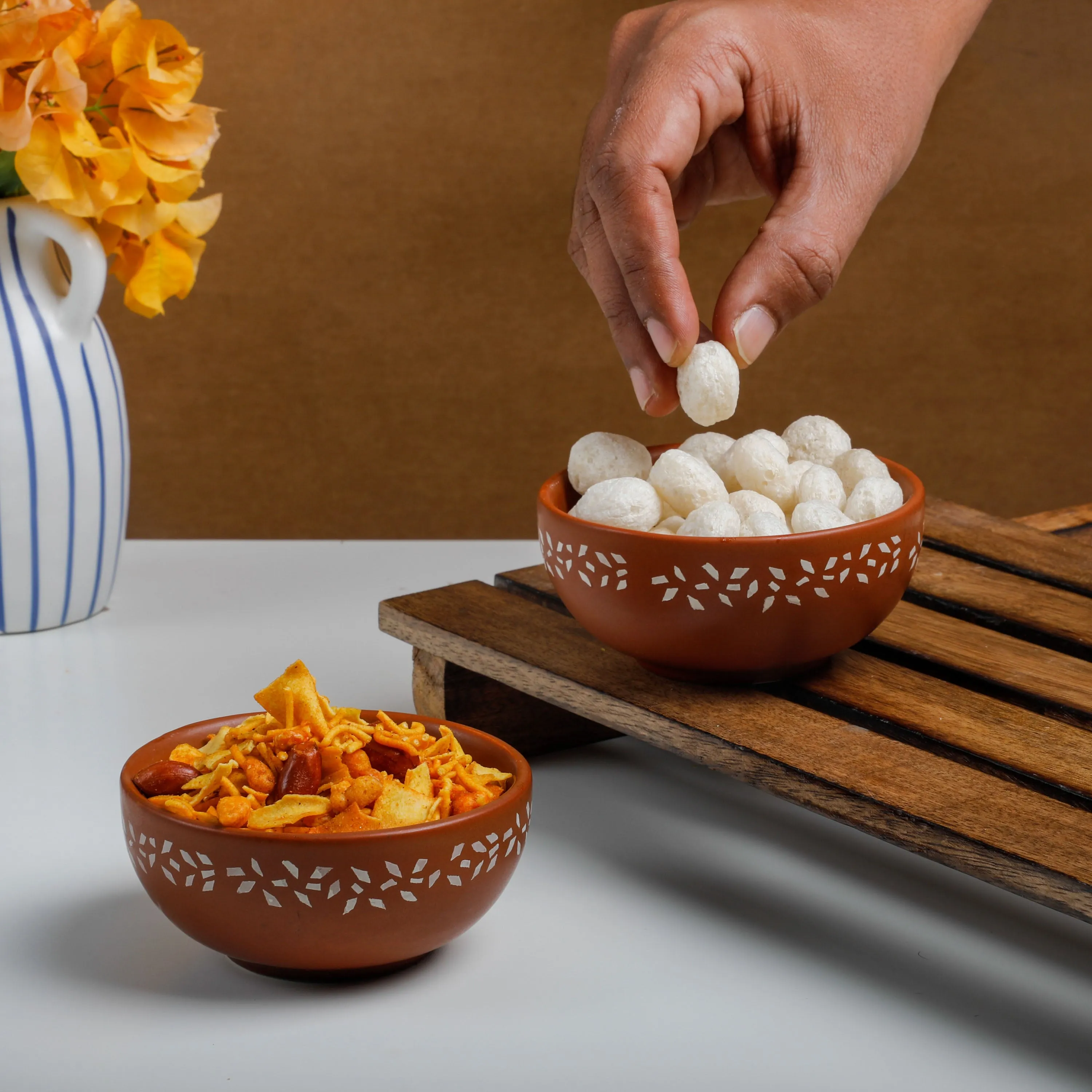 Floral Dessert Bowl